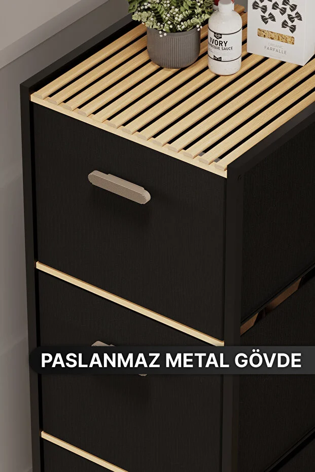 3 Katlı Çok Amaçlı 3 Çekmeceli Mutfak Organizeri Çekmeceli Düzenleyici Dolap